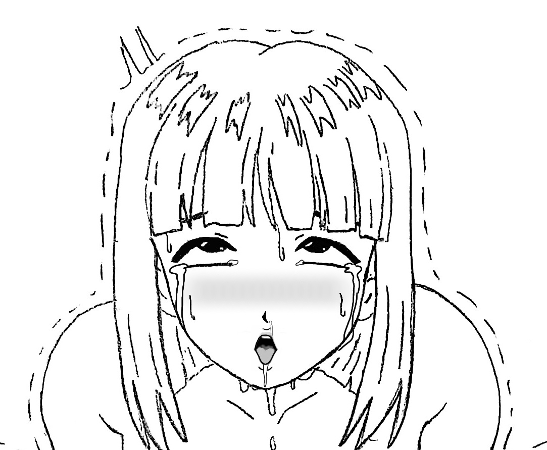 最近こんな顔ばかり描いてる() 