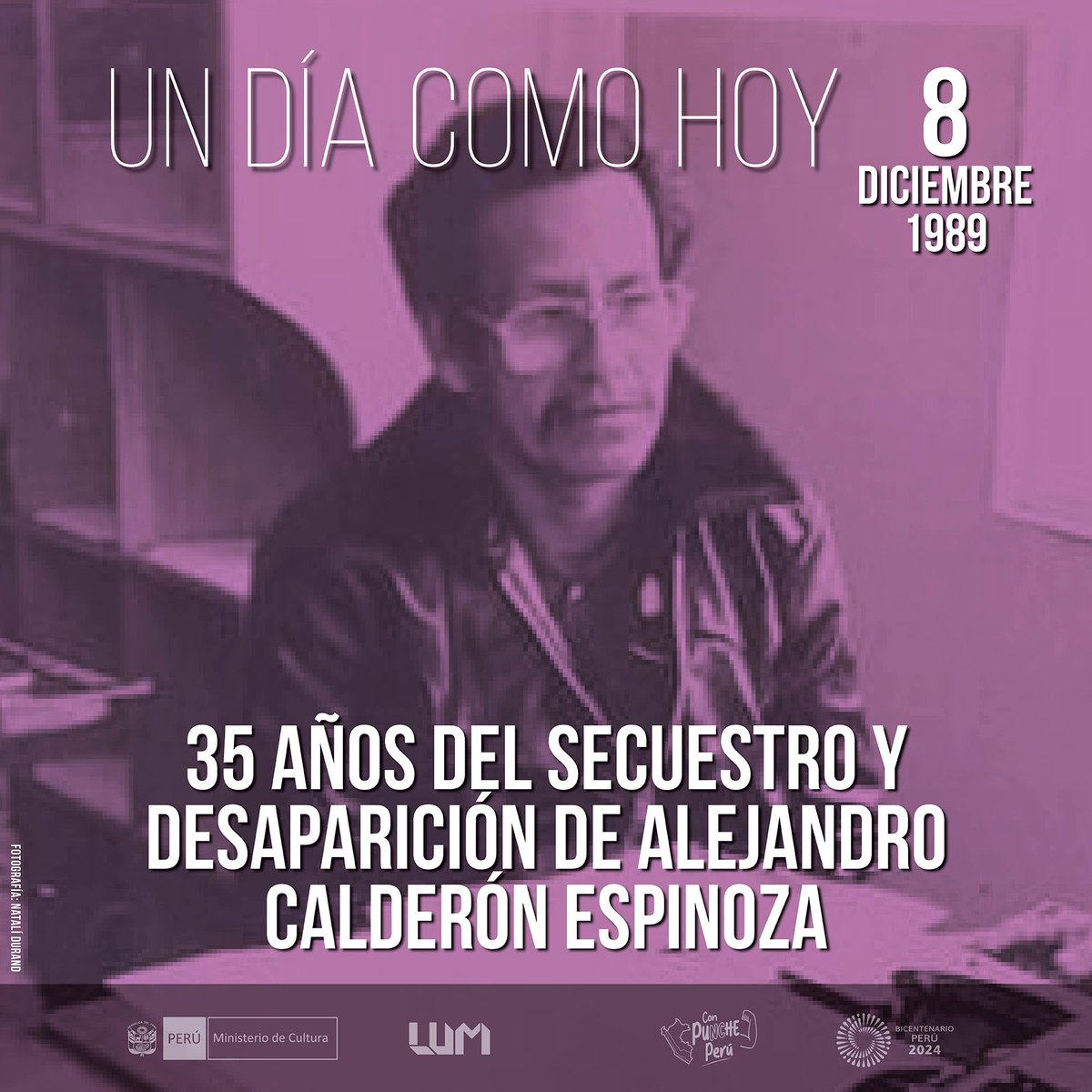 #LUMDignifica la memoria de Alejandro Calderón, “pinkátzari” jefe y presidente de ANAP (Apatyawaka Nampitsi Asháninka), que reúne 52 comunidades asháninkas del valle de Pichis; secuestrado y desaparecido por la organización terrorista Movimiento Revolucionario Túpac Amaru (MRTA)