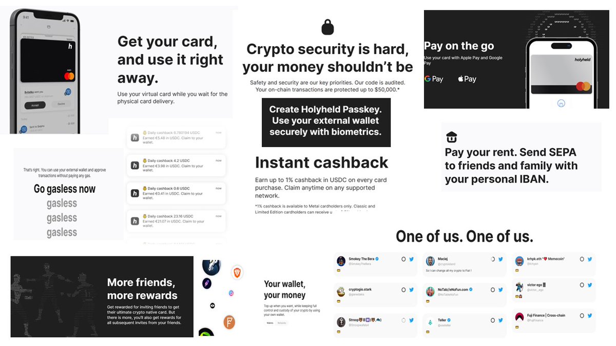 brrrcashback's tweet photo. 🔥🔥🔥 You are invited to join with us. 🔥🔥🔥

When you order the card, and make your first purchase, you will get rewards from @holyheld and 1000 $FCB token from @flowcashback.

https://t.co/EsKoAFgylZ

#crypto #BTC #ETH #BASE #FLOW #SOL #altcoin #meme #digitalpintrader https://t.co/I8ZWleSf7w