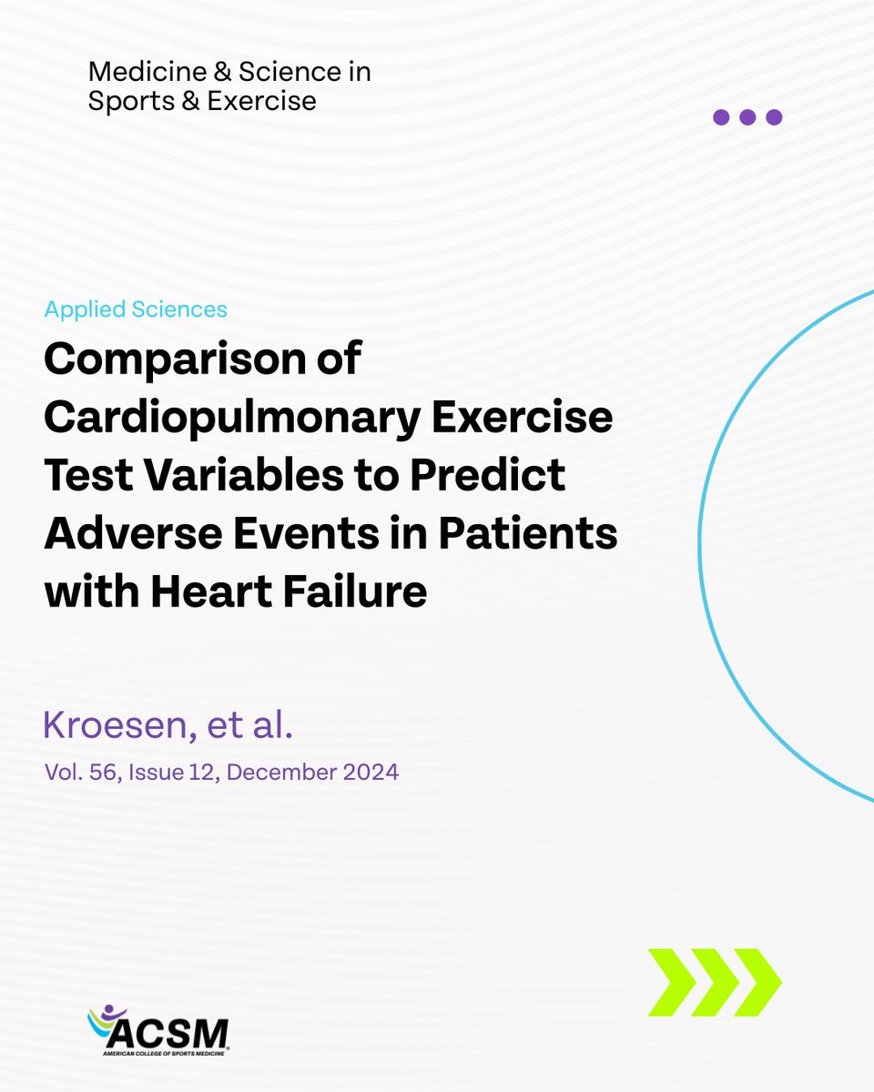 In their study, Kroesen et al. aimed to compare the predictive value of various maximal and submaximal cardiopulmonary exercise test (CPET) variables for adverse events in patients with HF. Read more here: brnw.ch/21wPgTa