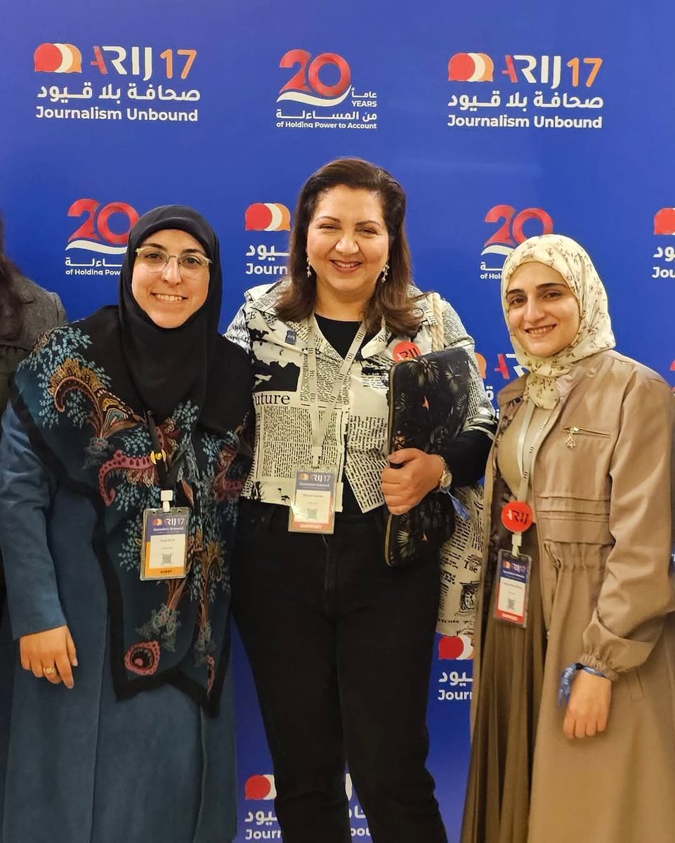 Tahaqaq360's tweet photo. 1- شاركت مؤسِّسة منصة تحقق360 إيمان برق في الاجتماع الاقليمي الوجاهي الرابع للشبكة العربية لمدققي المعلومات للعام 2024 والذي عقد على هامش ملتقى #Arij24 في منطقة البحر الميت، الأردن.

#AFCN @ArabFCNetwork
#ARIJ24 #Tahaqaq360 https://t.co/fgLQRCTTxz
