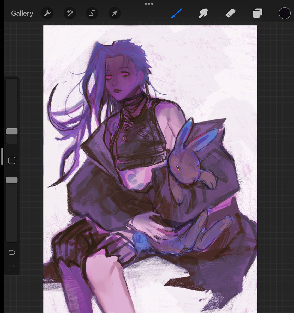 majespwick's tweet photo. quickk sketch #jinx #arcane https://t.co/296slXFp8N