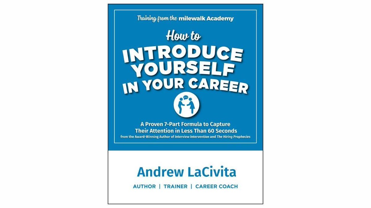 arlacivita's tweet image. Need a 30-60 second intro to use in job interviews? or during professional interactions?

📥 Download my free guide with the detailed formula and examples: zurl.co/zhIX 

#jobinterview #interviewingtips #interviewinghelp #interviewprep #introduceyourself