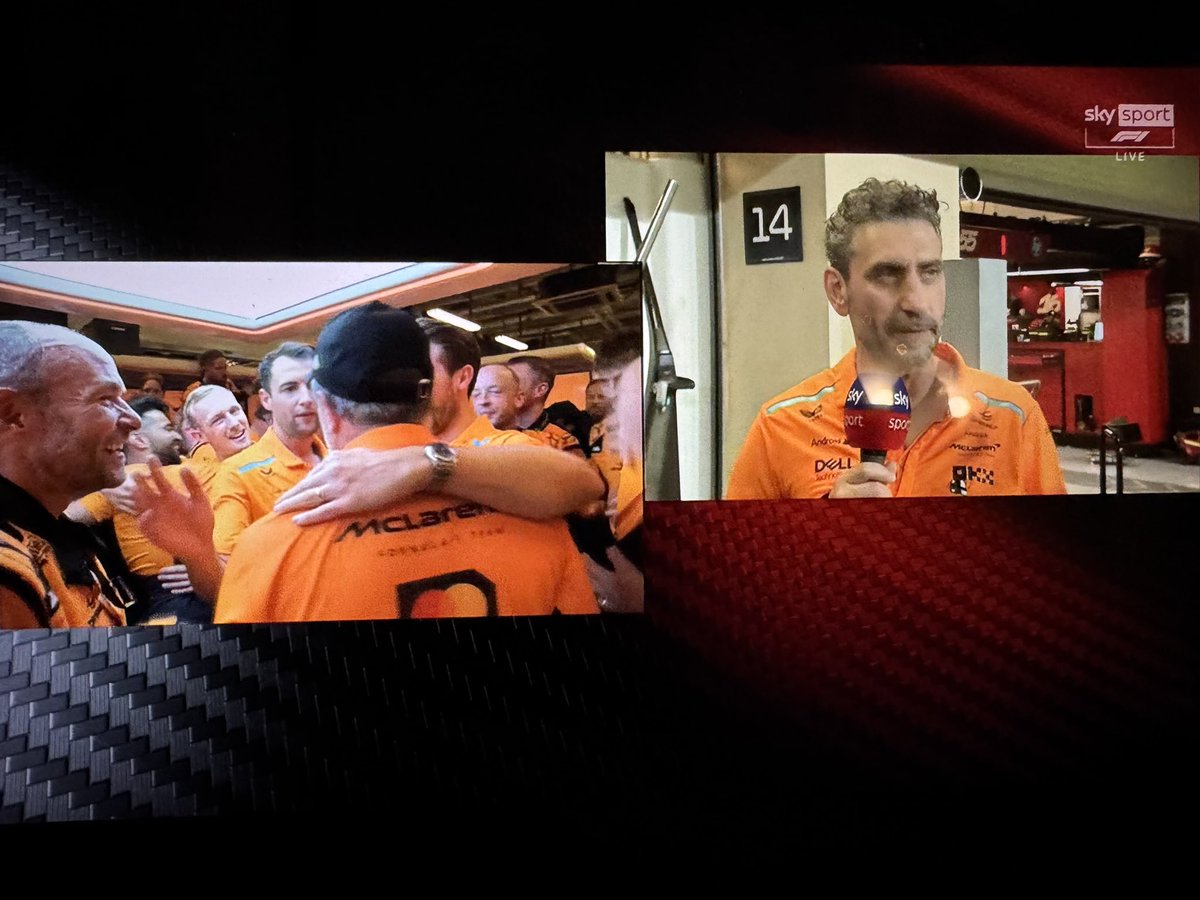 Makoi27's tweet photo. Italiani valutati all’estero. E che diventano campioni del mondo. Non è il primo in questi anni. E non sarà l’ultimo. Bravo Andrea Stella 👏🏻👏🏻👏🏻. Complimenti @McLarenF1 . Grazie @Carlossainz55  @zioerny @lesmo27 https://t.co/n2CKWlzAw4