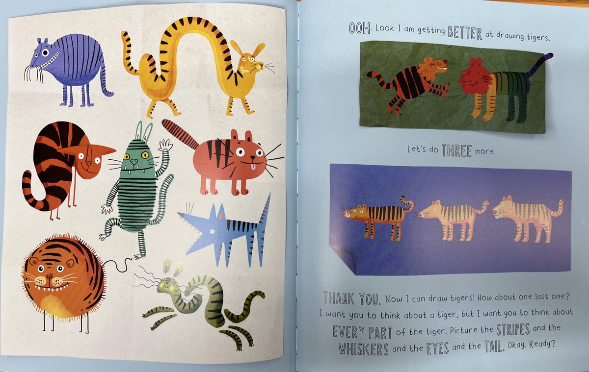 Simon Smith (@smithsmm) on Twitter photo No 4 in my #FavePicturebooks24 is…
“Don’t think of Tigers” by <a href="/almaxlat/">Alex Latimer</a>. It is brilliantly silly, it feels like a magic trick. It’s the book which had the best readaloud response (page turn gasps and laughs) it’s also a book about keeping trying. Fab! #PicturebookPage No 4 in my #FavePicturebooks24 is…
“Don’t think of Tigers” by <a href="/almaxlat/">Alex Latimer</a>. It is brilliantly silly, it feels like a magic trick. It’s the book which had the best readaloud response (page turn gasps and laughs) it’s also a book about keeping trying. Fab! #PicturebookPage