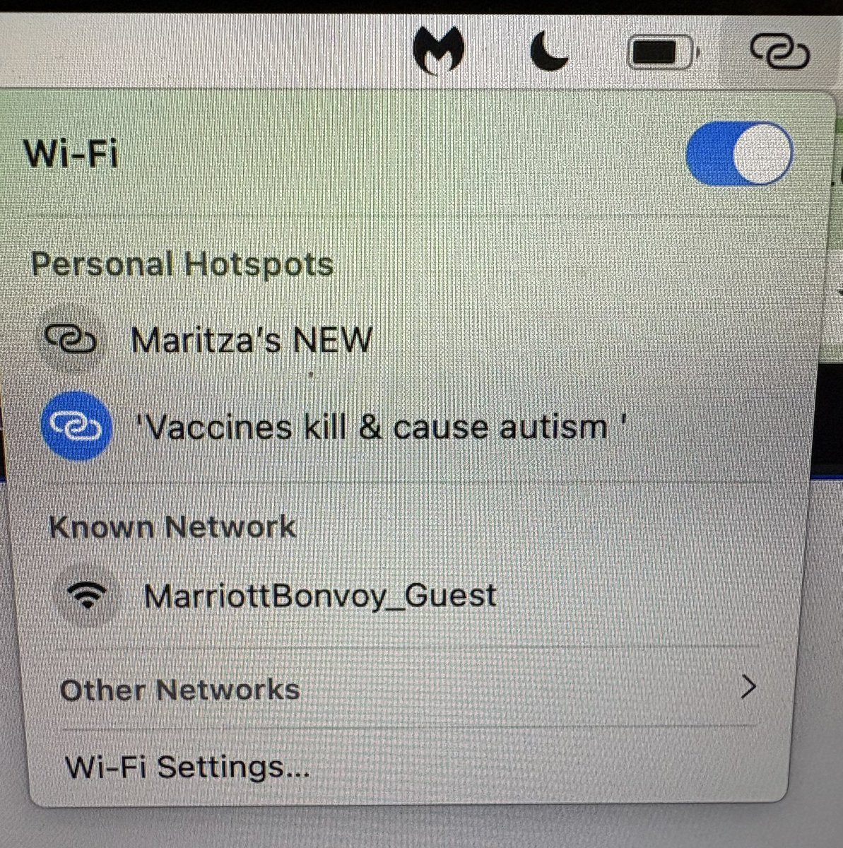 My new hotspot name 😉