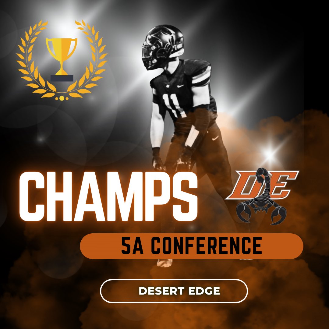 afuhsd_sports's tweet photo. π Desert Edge Scorpions are the 5A State Champions! π¦π§‘π€ Congrats on an incredible season and bringing the trophy home! #StateChamps #ScorpionPride #DesertEd https://t.co/73LHmwCnyx