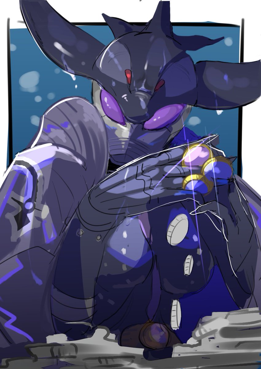 SenPhase1's tweet photo. ③海洋生物
#特撮版深夜の真剣お絵描き60分一本勝負S https://t.co/mYaPTHydGv