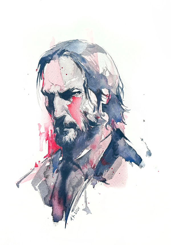 Itoscaresme's tweet image. Here's my favorite @JohnWickMovie @JohnWickUK
This was one of my early watercolors but still love it!
#watercolor #art #painting #水彩画 #美术 #绘画 #sketch