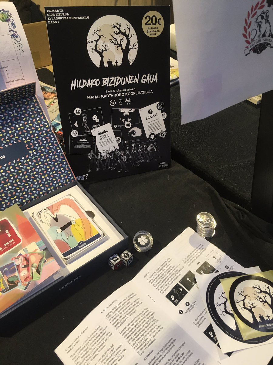 Bukatu da azoka eta Hildako Bizidunen Gauaren 2. Edizioaren 50 aleak jabea daukate. Eskerrik asko danoi, bereziki <a href="/rolariak/">Rolariak euskal rol joko eta kultura elkartea</a> eri.