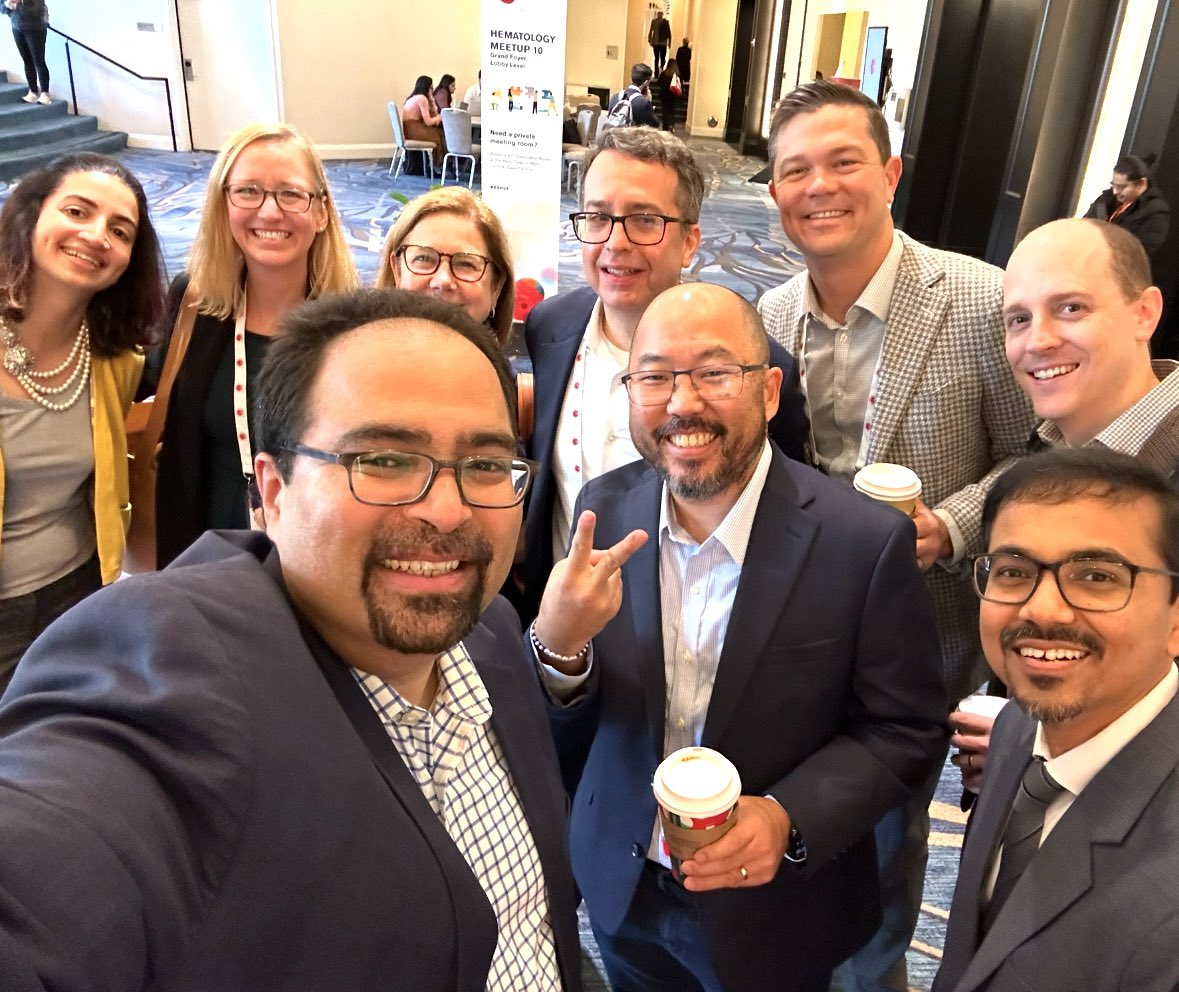 doctorpemm's tweet photo. #ASH24 #MPNSM team heading into 9:30 am MPN oral session together ! #ASHTogether @ASH_hematology 🙌 https://t.co/MPt0jnQAfs