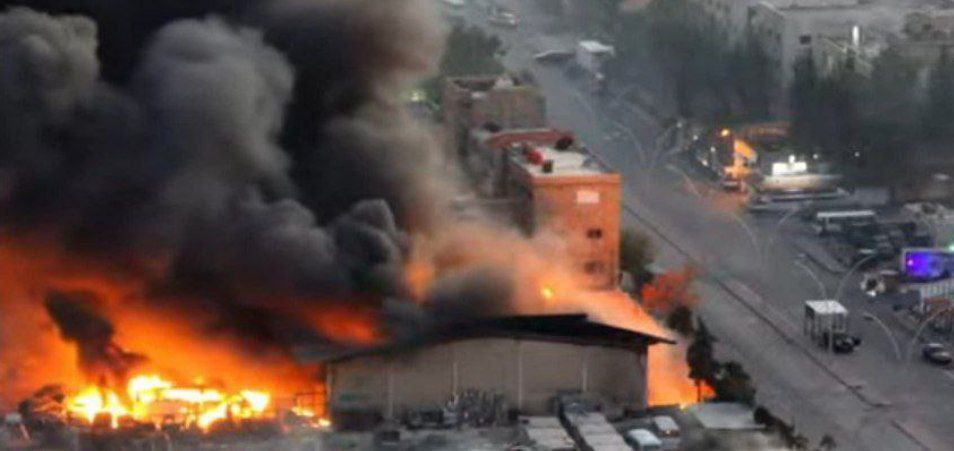 DD_Geopolitics's tweet photo. 🇸🇾 Israeli Occupation Forces continue to attack Damascus. https://t.co/qEJ1stD9hX