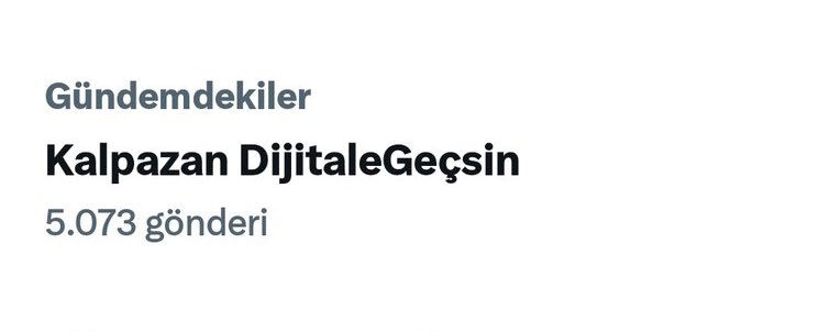 KalpazanEtk's tweet photo. Gündemdeyiz

Kalpazan DijitaleGeçsin https://t.co/0KU6ky0rnQ
