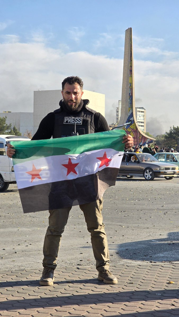 من ساحة الأمويين المحررة في دمشق