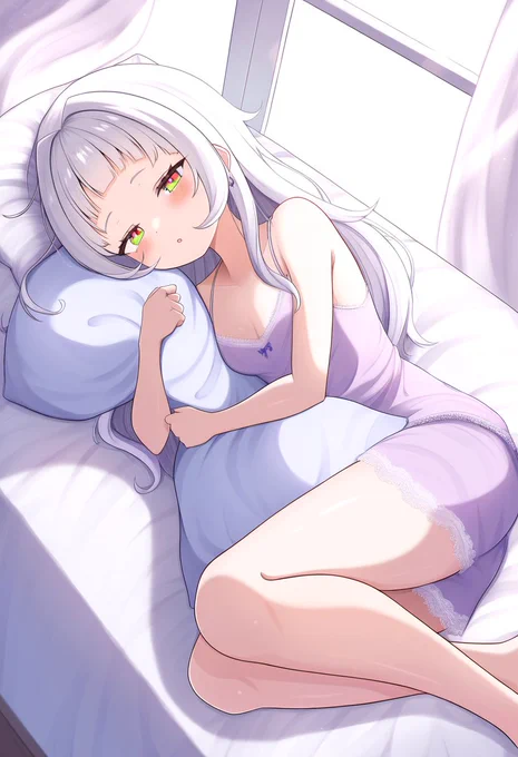 寝起きのシオンちゃん