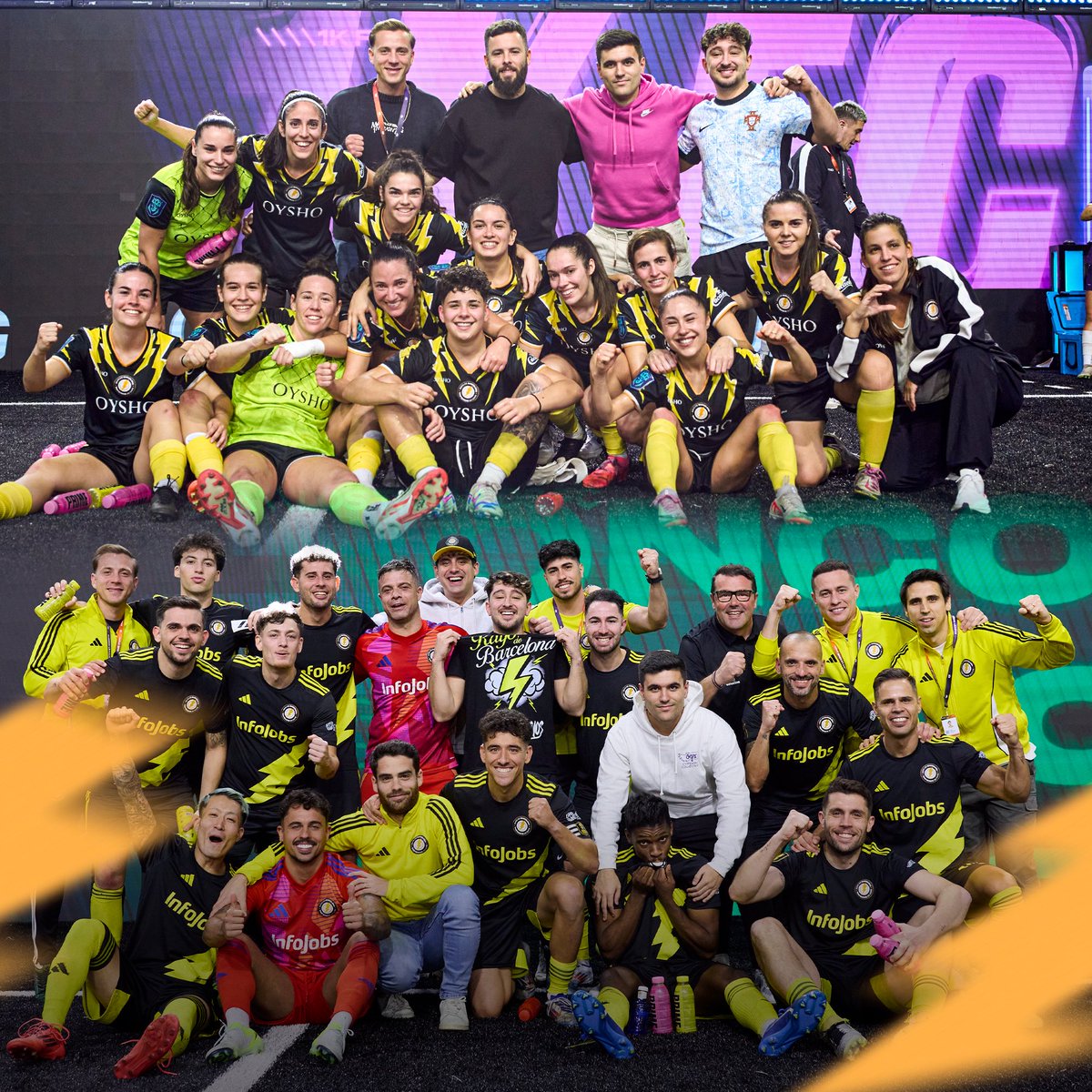 RayodeBarcelona's tweet photo. Qué manera de acabar la temporada. 💛 https://t.co/PNjIvK5B07