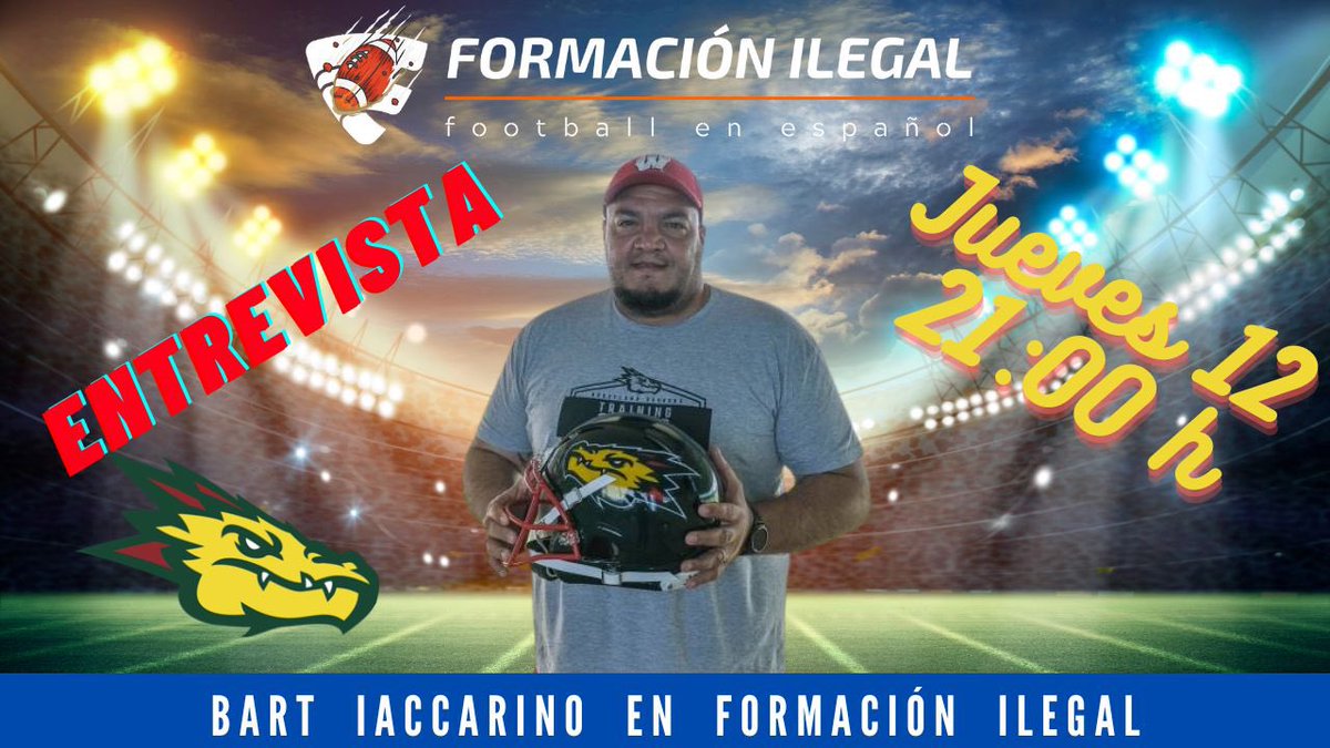 Tras la noticia que la ELF no cuenta con Barcelona Dragons, hay personas que quieren contarnos todo lo que hay detrás de lo sucedido. Este jueves, a las 21:00h, empezamos con Bart Iaccarino que se pasa por Formación Ilegal.