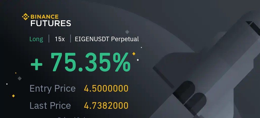 Cryptoxmad's tweet image. #Aıgen İşlemini %75 Kâr ile kapattım. 🙏
Şimdi #DOGS 0.0008550 den Long işlem aldım. 
0.00083 stoplu. 
Hadi bakalım bugün 2 işlemi de aldık bereketli olsun 🙏

#Btc #Crypto #Eth #Altcoin