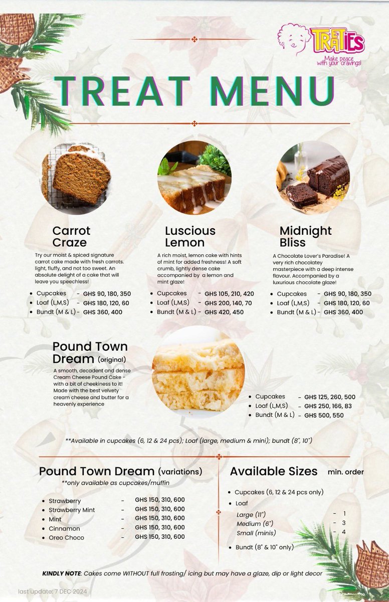 Treaties_gh's tweet image. You’ve Voted—Now Celebrate with a Festive Treat! 🎄✨

You’ve done your part in shaping the future—now it’s time to savor the season! 🍪🍰 Reward yourself!

#TreatiesGhana #VotedAndFestive #ChristmasIndulgence #SweetAndSavoryJoy