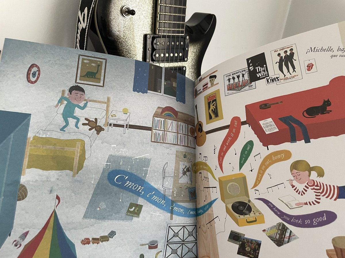 <a href="/EdicionesEkare/">Ediciones Ekaré</a> Álbum ilustrado que se presenta en librerías acompañado de un concierto. Desprende música de los Beatles en cada página. Little niño en sus sueños vive aventuras y conoce personajes de más conocidas canciones.

📗Libro Little niño descubre a Los Beatles infanmusic.com/libros/libros-…