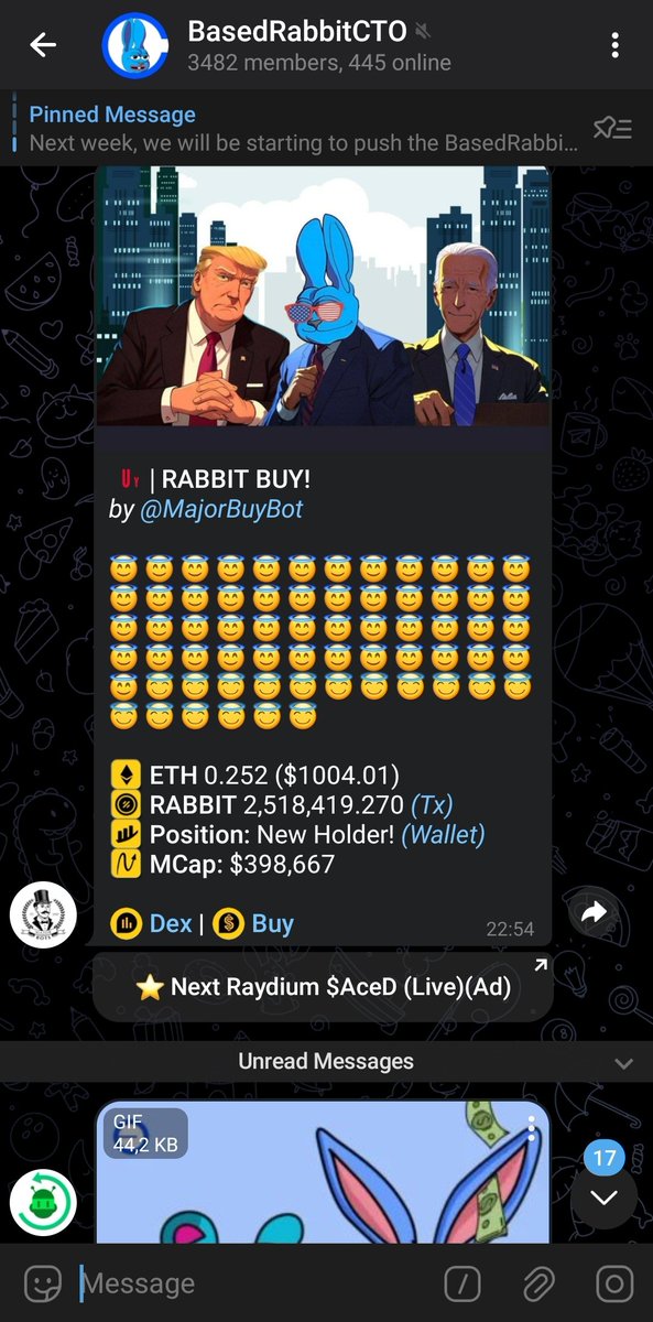 RabbitBaseNew's tweet photo. 0.5 milly incoming https://t.co/k8vgJ2SY86