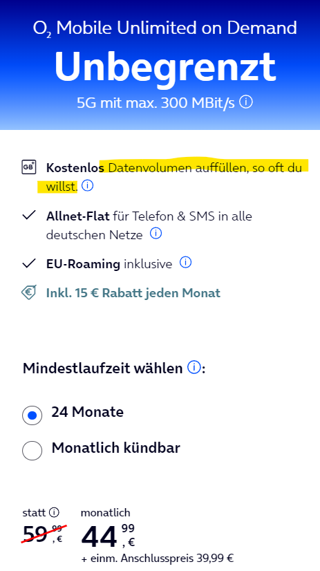 o2business's tweet photo. @HummerCatering Das sollte beim genannten Tarif eigentlich nicht der Fall sein. Es handelt sich um diesen Tarif, richtig? https://t.co/1OWLO3Ka1Z