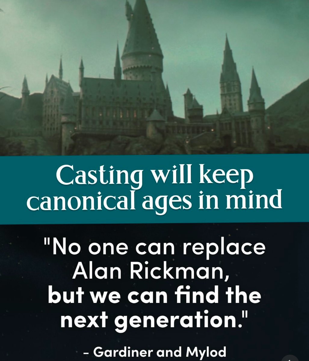 TheDailyHPotter's tweet photo. Latest news on the Harry Potter series for Max ‼️

Next generation cast is incoming 😧 https://t.co/huqyd9pS7U