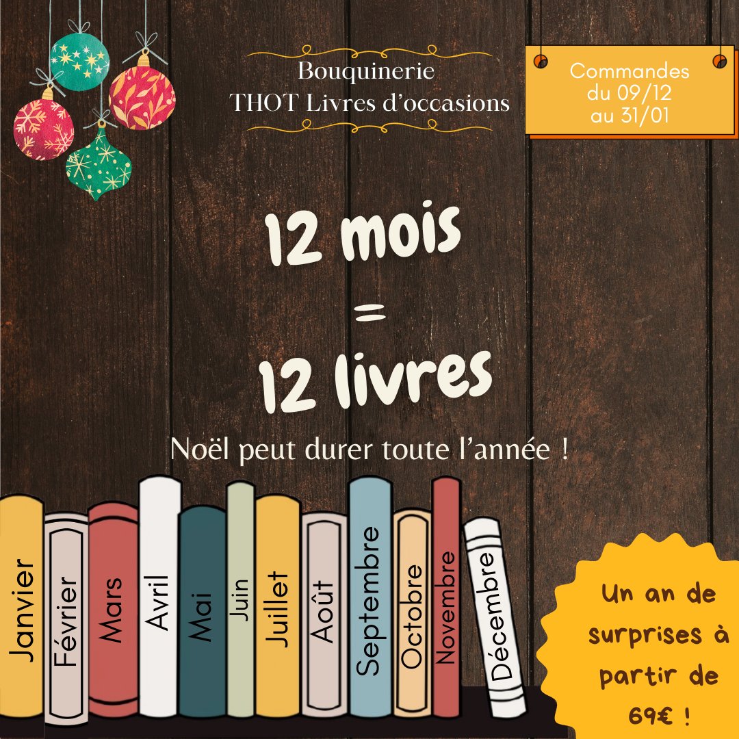 daurelieng's tweet photo. On continue de chercher des solutions à notre échelle pour stabiliser le projet 2025, et donc pourquoi pas relancer.....la box 12 mois 12 livres !!

C'est comme un calendrier de l'avent, mais sur l'année entière ! 🤯😱
Vous êtes intéressé ? Toutes les infos ci-dessous ⤵️ https://t.co/TZlkn9TAFU