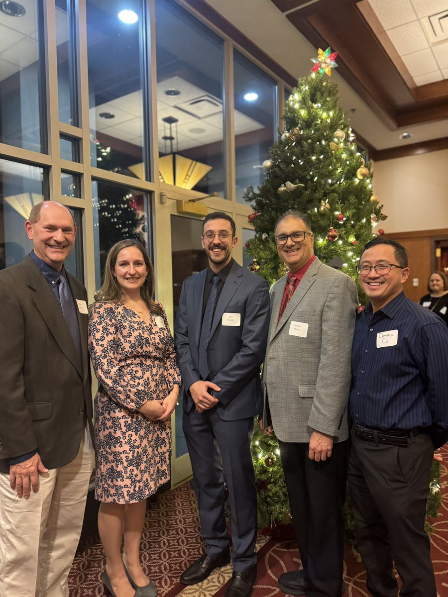 EosDoc's tweet photo. Attended @WiscPediatrics Holiday Party as a +1 of @flwrmm and ran into Allergy and Rheumatology faculty and 1 fellow (he gets bonus points for attending 🤓). @uw_APCC https://t.co/cXaSQnheiy