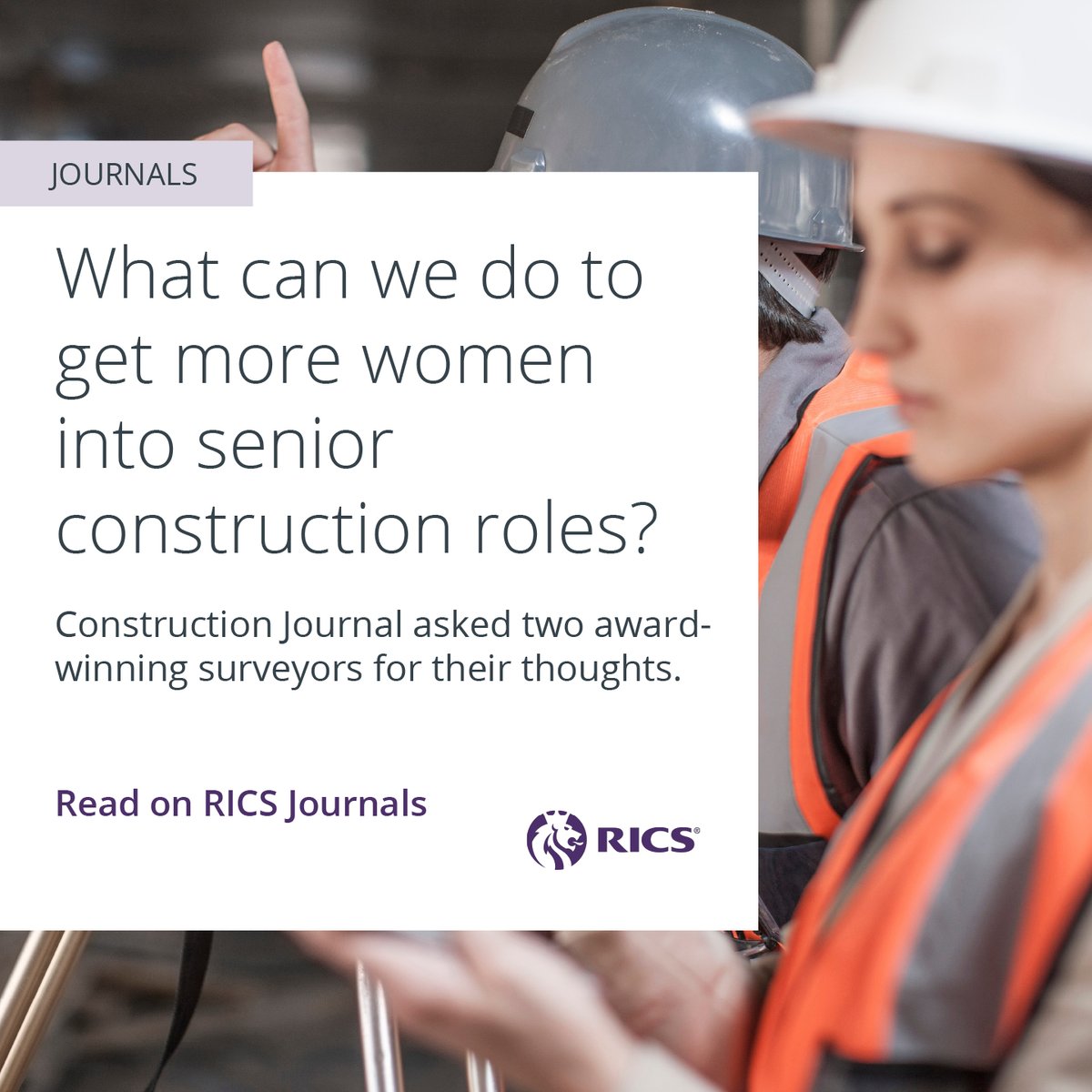 RICSnews's tweet photo. 👷‍♀️ Despite equity efforts, there are still fewer women than men in senior construction roles.

#RICSJournals explores why, and what can be done 👇

https://t.co/uq7qt73OMf

#Surveying #WomenInSTEM #WomenInConstruction https://t.co/WSu7E4knwY