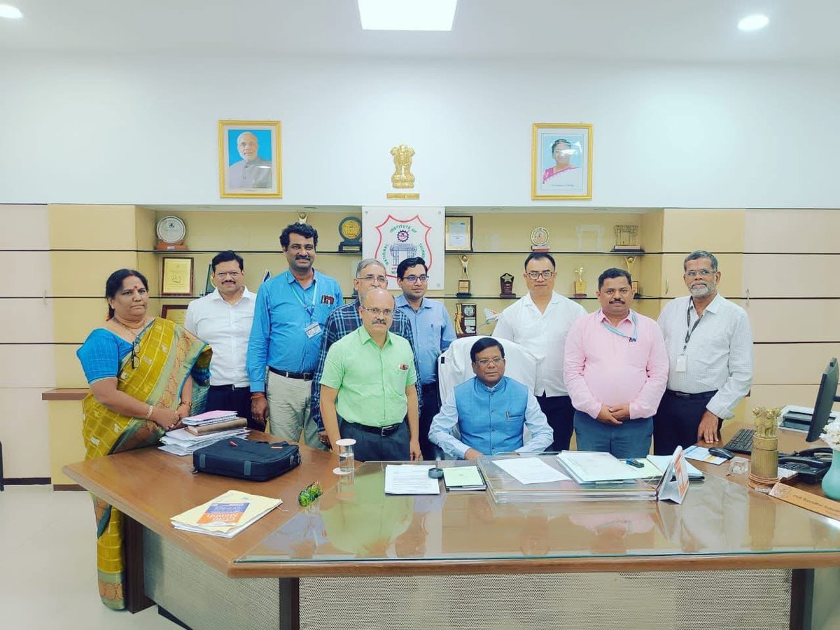 warangal_nit's tweet photo. A Memorandum of Agreement exchange took place between E&ICT academy at NIT Warangal and the selected spoke institutions NIT Manipur, JNTU Kakinada, IIITDM Kurnool, JNTU Hyderabad, IIIT Bhubaneswar, Osmania University college of engineering.
#nitw #nitwarangal #EICT https://t.co/oA3bRzI3oH