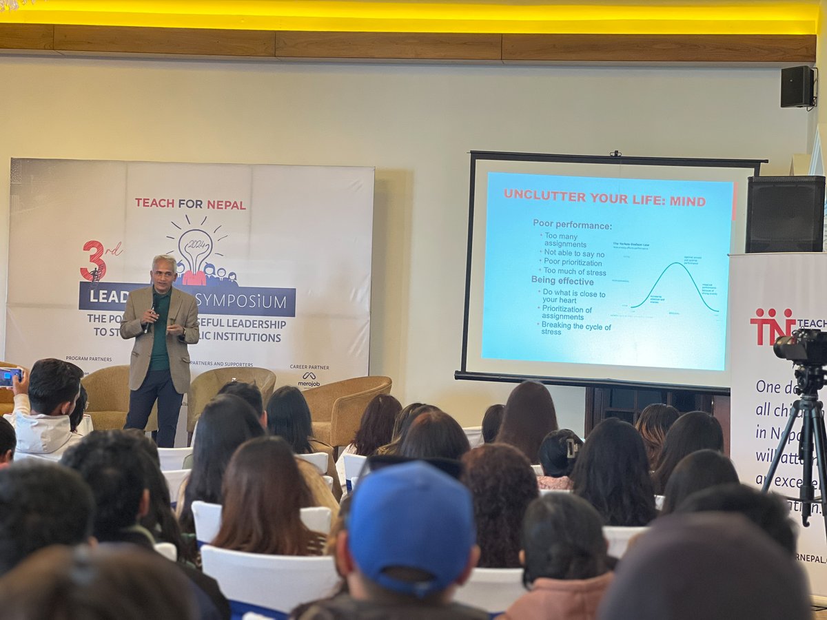 "Purposeful leadership, built on perseverance, dedication, and integrity, guides others for the greater good. Community ownership, teamwork, and vision drive sustainable transformation." — Teach For Nepal’s 3rd #LeadershipSymposium 2024.