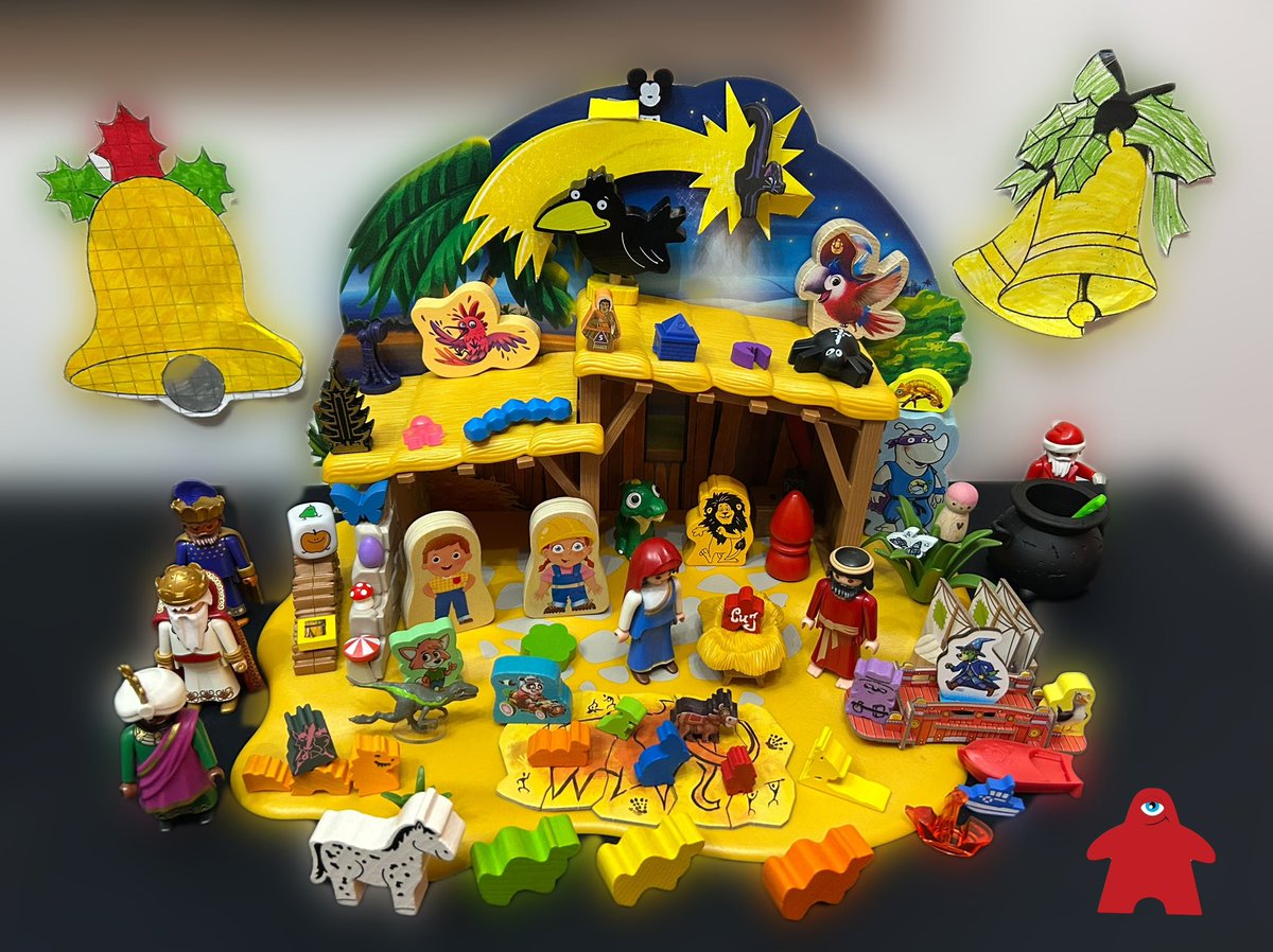 Llega la Navidad y como es tradición en Cuéntame un Juego, desde el año 2015, hemos creado nuestro #BelénLúdico

Un año más nos hemos vuelto a superar y lo integran 53 Juegos de Mesa además de Playmobil.

¿Sois capaces de localizarlos? 

#LosJuegosDeMesaSonCultura