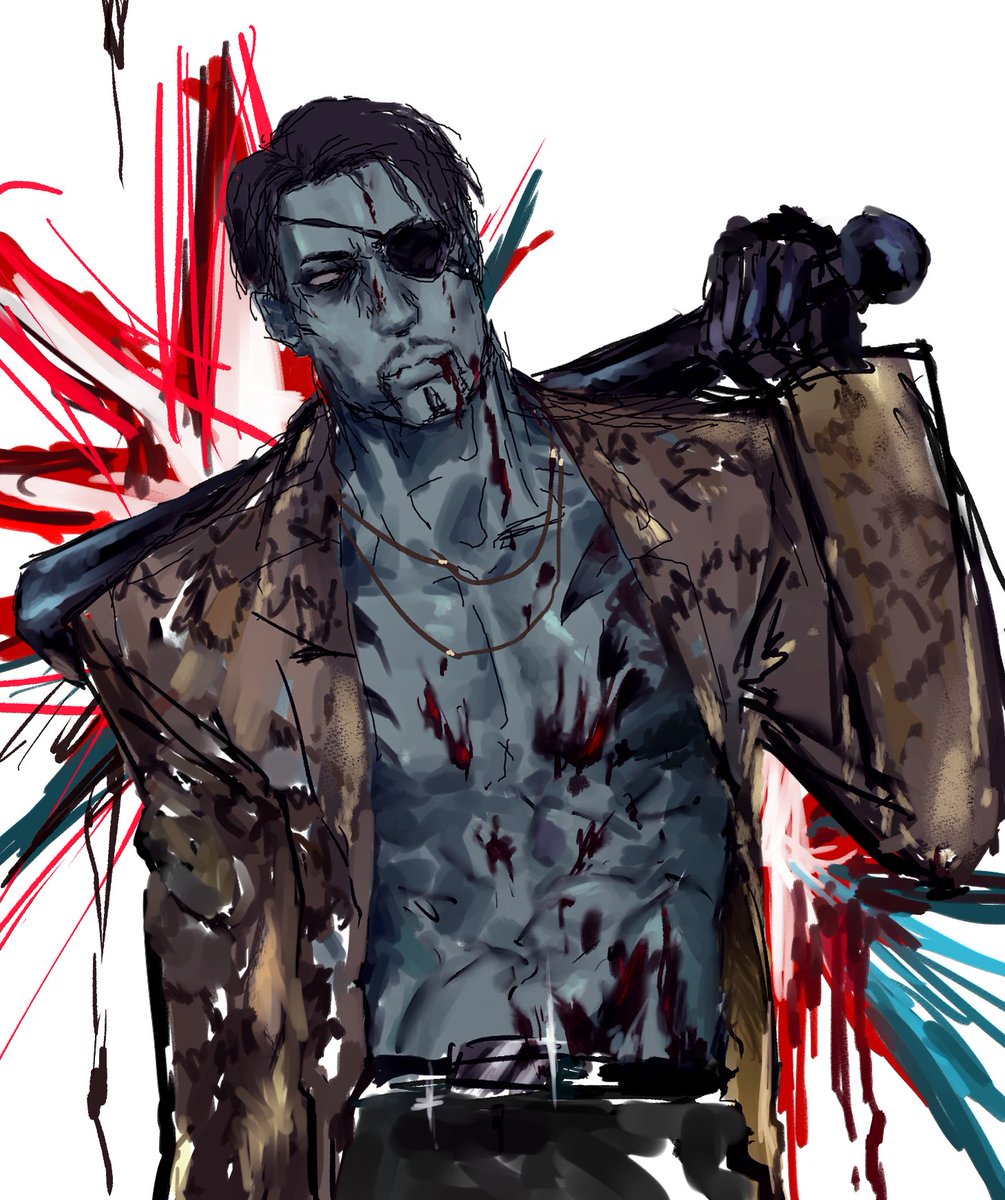 #Yakuza #majimagoro #one_eye_lad_went_fishing_and_got_knocked_out_by_315cm_marline👍