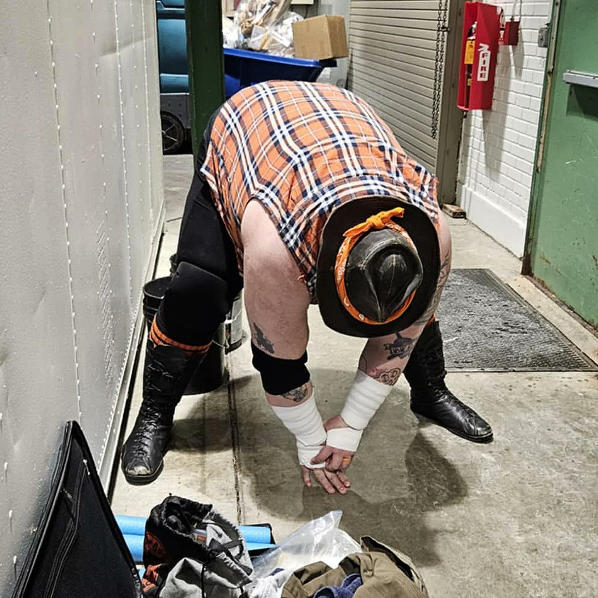 Until the wagon wheels fall off. <a href="/1UpWrestling/">1UpWrestling</a>