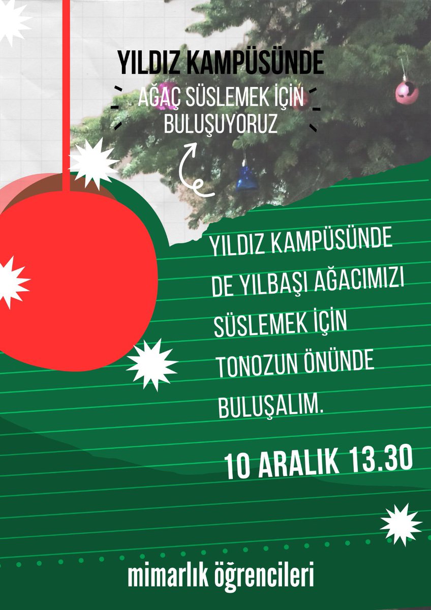 nocontextytu's tweet photo. Yıldız Kampüsünde okuyan öğrenciler 10 Aralık günü yeni yıl kutlaması yapacaklar. 

📍 Tonoz Meydanı https://t.co/aWgcbrHlN7