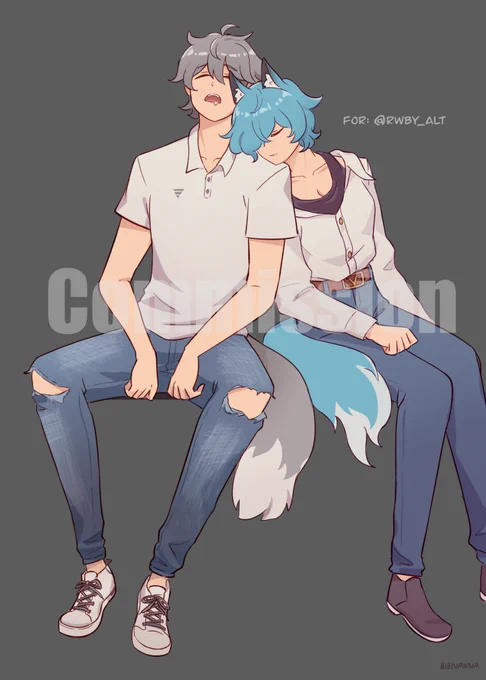 Some art commission I did #artcommission 