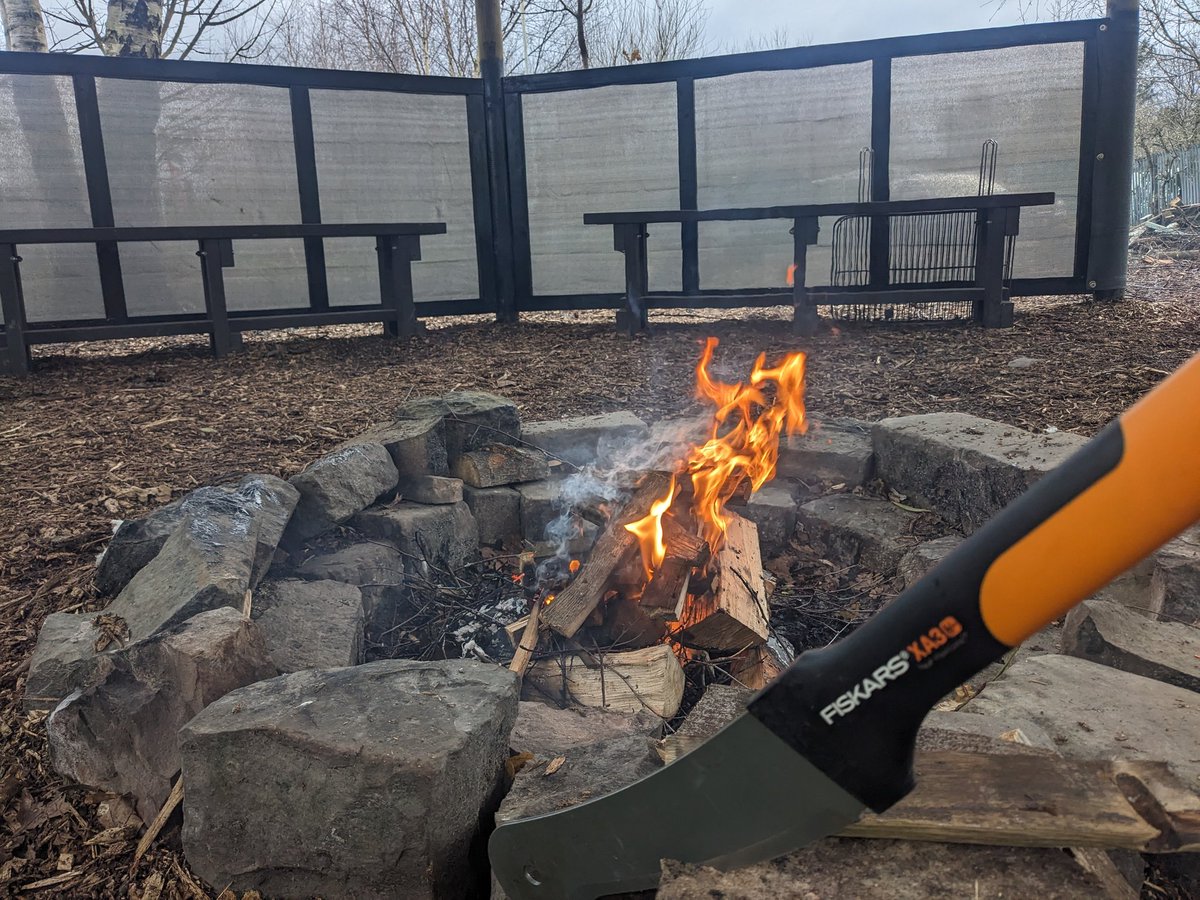 The culmination of over 200 volunteer hours gives us this brilliant forest school area. 
A wonderful development for the benefit of young people for many years to come.
Thanks to our brilliant #volunteer team who give so much of their time and energy to make the magic happen.