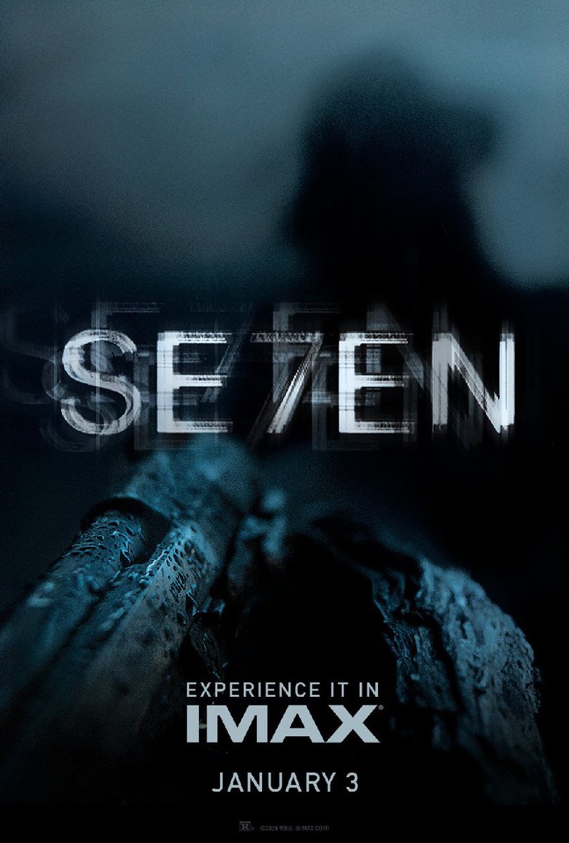 NxGstream's tweet photo. First poster for the first-ever IMAX release of David Fincher’s ‘SE7EN’

In theaters on January 3 for the film’s 30th anniversary. https://t.co/XBA2HnpEVe