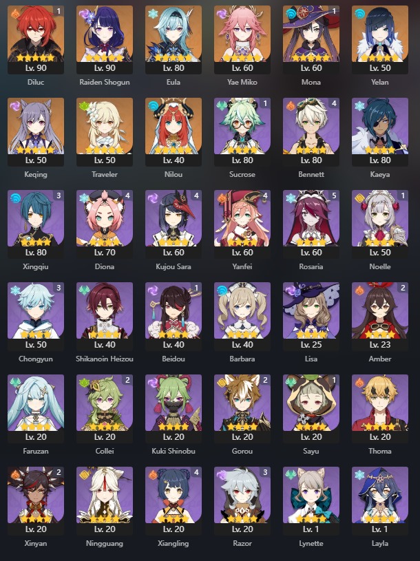 xiaoloverboy's tweet photo. newbie acc for sale! (AR55)
~price is rm150/$33.8 (negotiable) 
~ASIA
alot of exploration left! mainly starting from sumeru, which will be unexplored, so theres alot of primos to be found!
feel free to ask any details! https://t.co/1BQlONyw1A