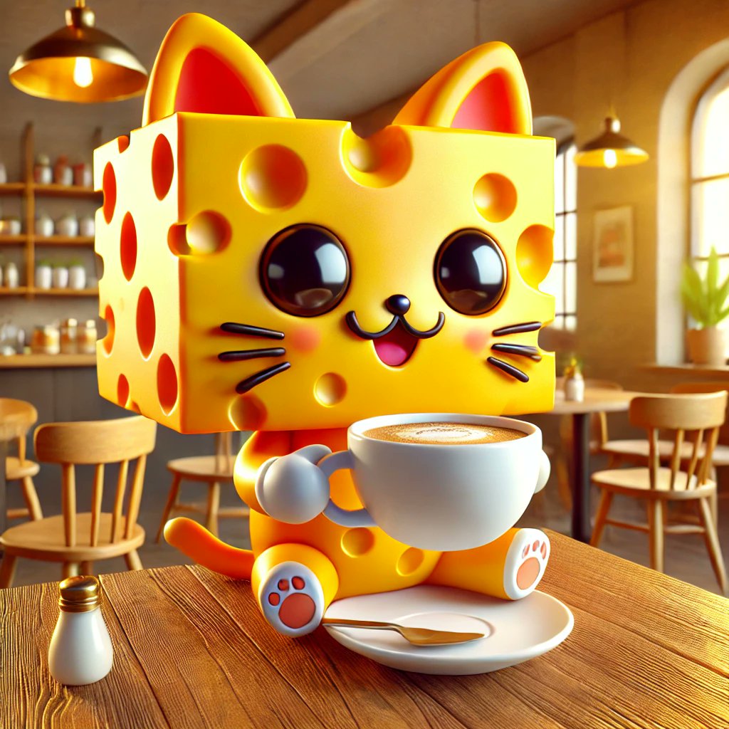 CheddaCatt's tweet photo. Rise to just can't get enough coffee days https://t.co/3LJtI0OD2n   #SolanaMemeCoin https://t.co/eSGqCv2XPd