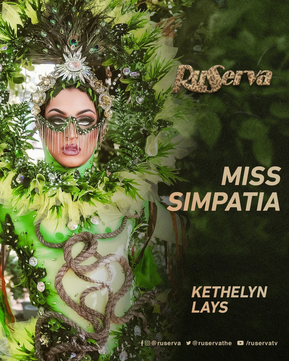 ruservathe's tweet photo. Kethelyn Lays (@‌kethelyn_lays) foi eleita a Miss Simpatia da selva do #RuservaS6 através do voto indicativo do elenco da temporada e escolhida por vocês por voto online. Parabéns, queen! 🌟🌈 https://t.co/zzRONOeZ8J