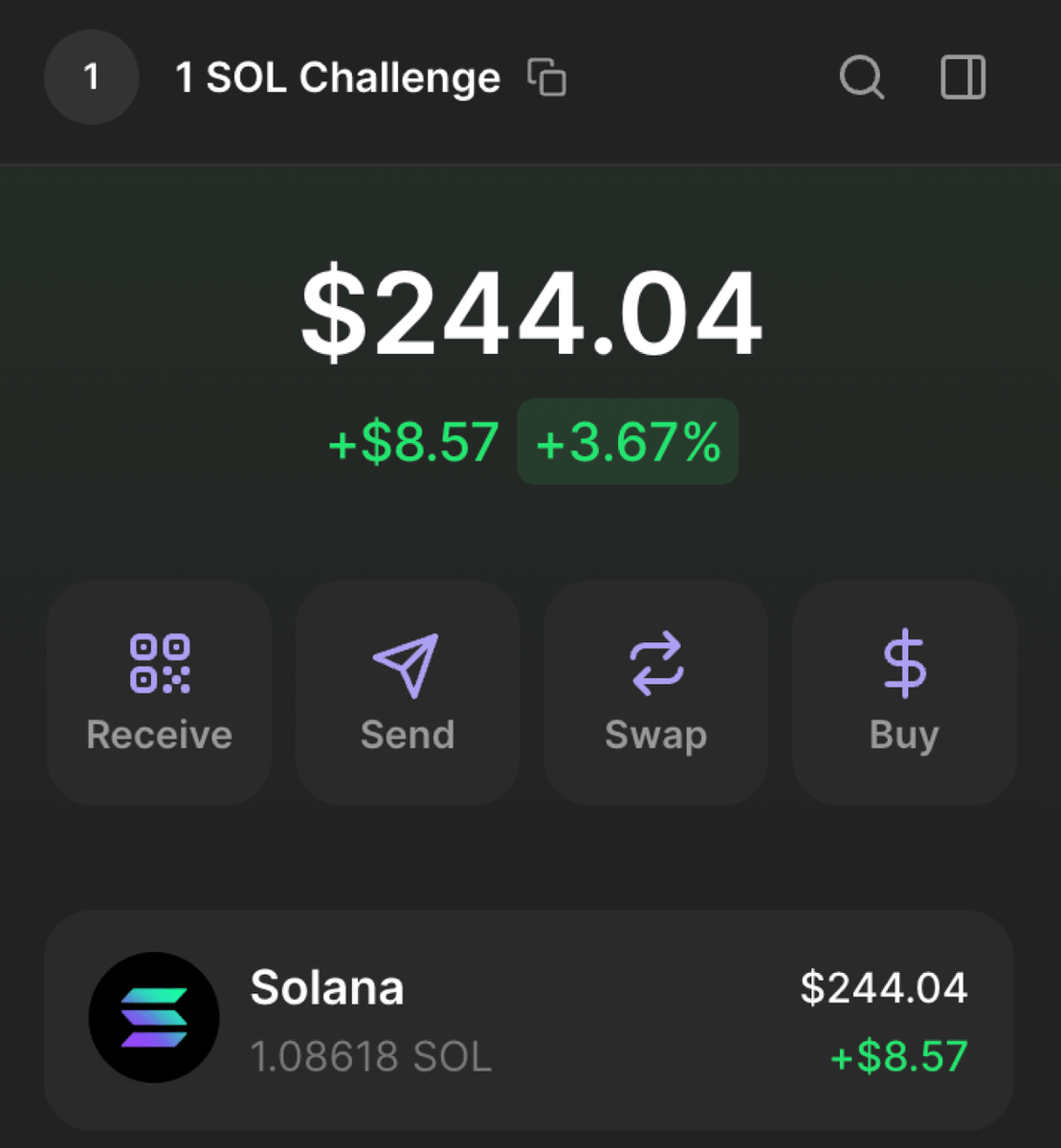 DeFi_Hanzo's tweet photo. How about another 1 $SOL challenge?

All plays will be shared in my private group.

All profits will be given away to participants.

If you want in: Like, Repost, and leave your tg username below.

Must be followed! https://t.co/sKC6aMDHSR
