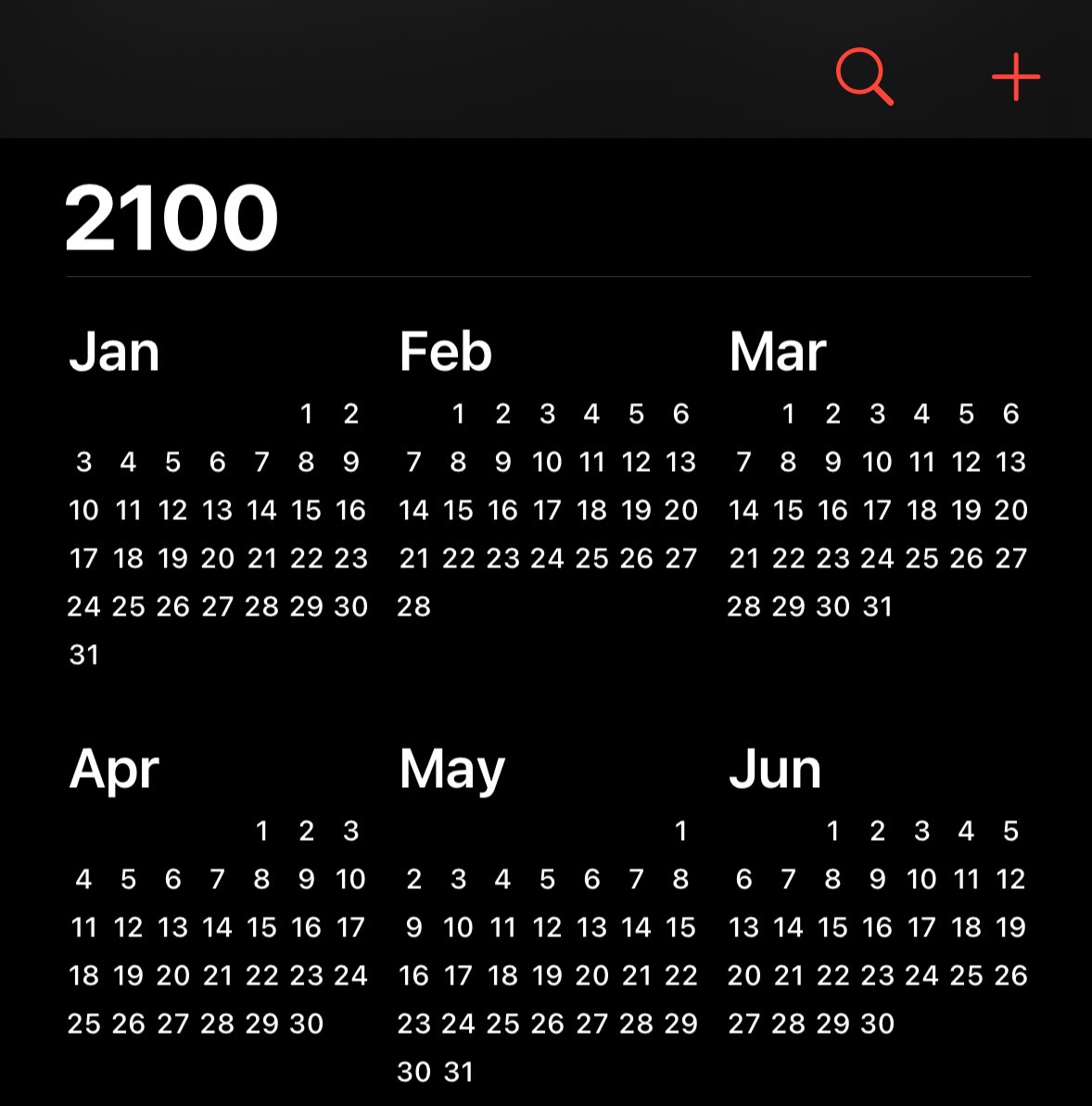 ananddureja's tweet photo. I was today days old when I learnt that the year 2100 won't be a leap year. After 2096, the next leap year would be 2104 straightaway 🤯 #TIL https://t.co/IQrmNGeLx1