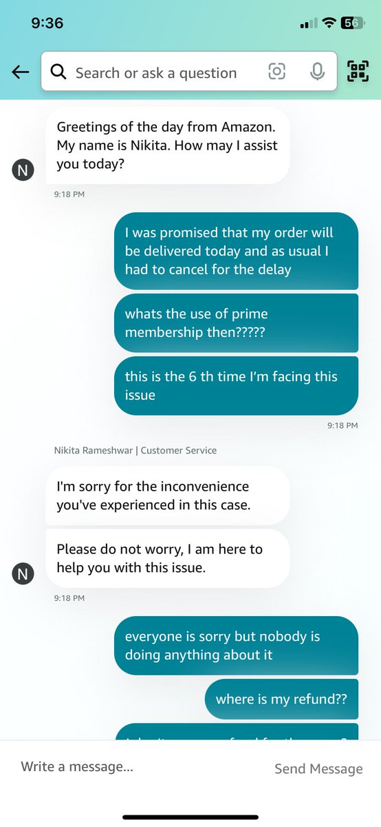 anupamporwal's tweet photo. @amazonIN poor service look at this unprofessional behaviour by your executives and poor delivery by #Hyderabad @amazonIN team https://t.co/rJLBrCYJ83