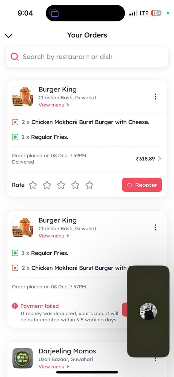 raj_dhar97's tweet photo. @zomatocare @zomato @deepigoyal https://t.co/qAtEcDv0SV