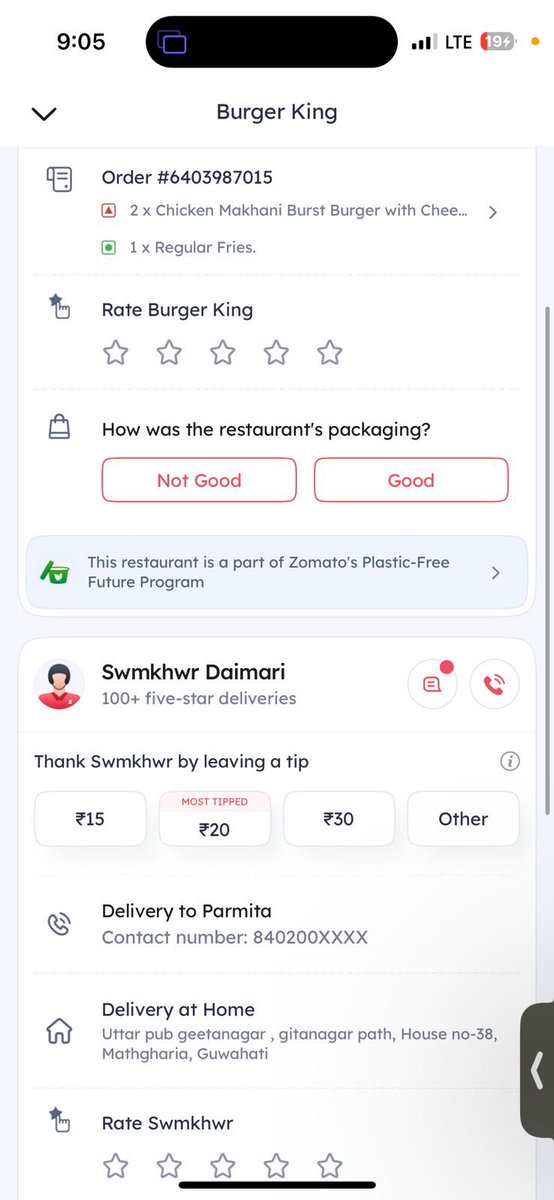 raj_dhar97's tweet photo. @zomatocare @zomato @deepigoyal https://t.co/qAtEcDv0SV