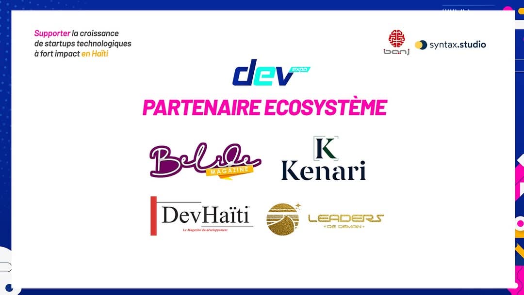 Haiti1Dev's tweet photo. Félicitations à #Banj pour cette initiative exceptionnelle, le Challenge #DevExpo ! 🌟
 
Le Magazine #DevHaiti est fier d'être partenaire de cet événement inspirant qui met en lumière l'innovation et le talent des développeurs. @banjHT @marcalainb https://t.co/H1wOntTlg9