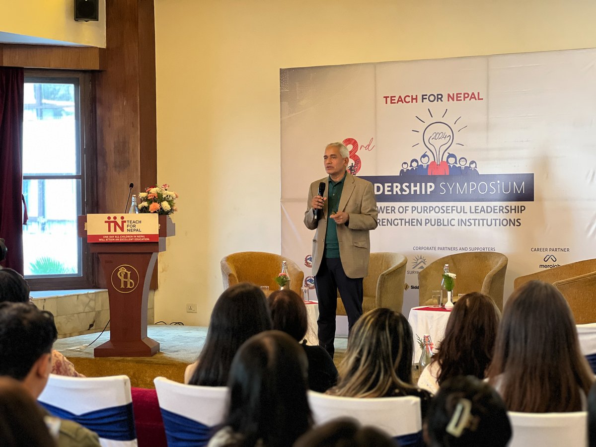 "Purposeful leadership is built on perseverance, dedication, and the belief that meaningful change happens step by step. True leaders inspire and share knowledge for the greater good." — <a href="/KoiralaBhagawan/">Bhagawan Koirala</a>  #LeadershipSymposium2024 #PurposefulLeadership