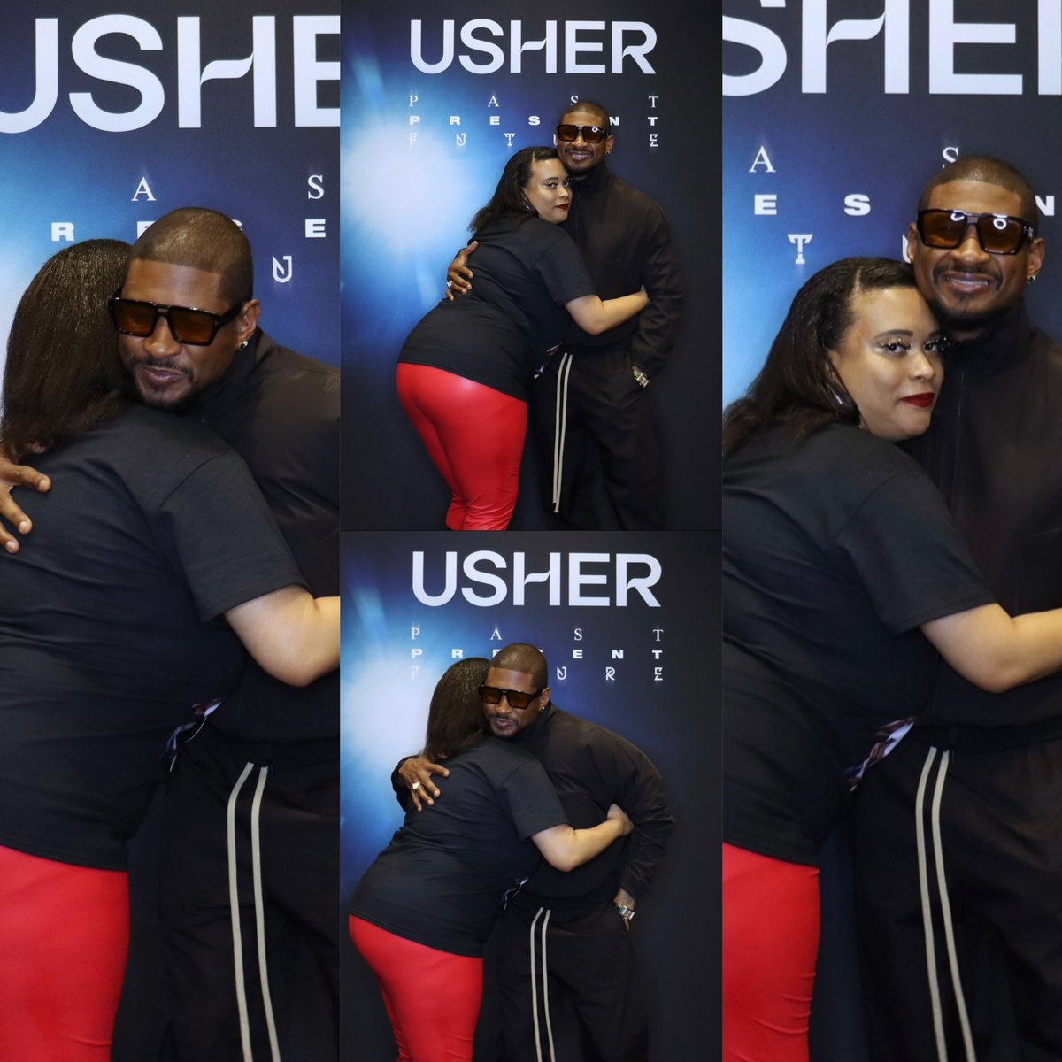 TheFemaleYungin's tweet photo. But on that 3rd and LAST night… @Usher remembered me of course! I’m blessed to have been able to thank him for the 30+ years of music…basically my whole life time. I tooted my boot at the camera, hugged him and left! ❤️
#UsherVIP #VIPNation #PPFTour #PastPresentFutureTour https://t.co/DyuQfMTK15